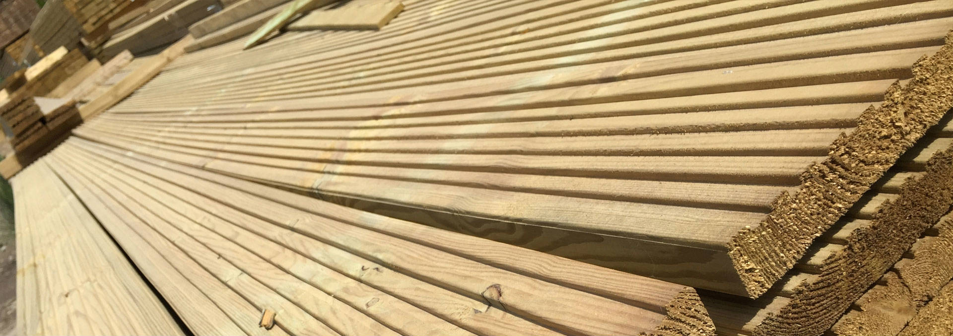 Treated Decking Boards